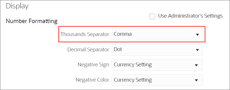 Select Comma